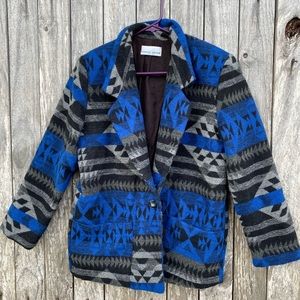 Vintage Kenneth Mitchell Petites. Southwestern Aztec Native Tribal Western. M/LP